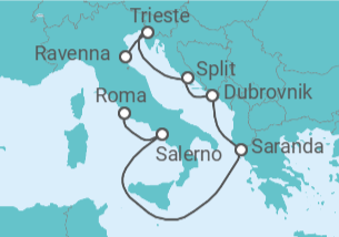 Itinerario del Crucero Italia, Croacia - Royal Caribbean