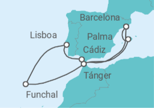 Itinerario del Crucero Marruecos, Portugal, España - Celebrity Cruises