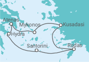 Itinerario del Crucero Grecia, Turquía - Celebrity Cruises