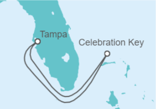 Itinerario del Crucero Estados Unidos (EE.UU.) - Carnival Cruise Line