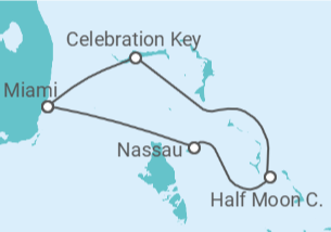 Itinerario del Crucero Bahamas - Carnival Cruise Line