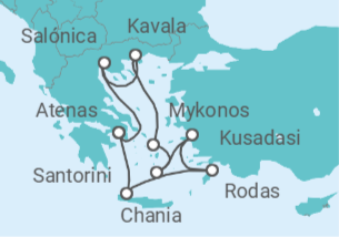 Itinerario del Crucero Grecia, Turquía - Celebrity Cruises
