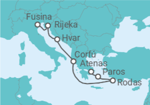 Itinerario del Crucero Un viaje de exuberantes paisajes y dorado encanto - Explora Journeys