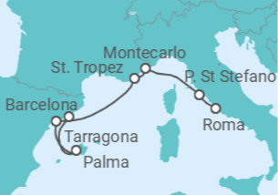 Itinerario del Crucero Un viaje de tesoros secretos y paseos elegantes - Explora Journeys
