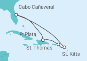 Itinerario del Crucero República Dominicana, St Thomas, St Kitts - Celebrity Cruises
