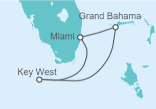 Itinerario del Crucero Estados Unidos y Bahamas - Celebrity Cruises