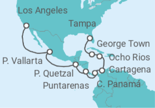 Itinerario del Crucero México, Canal de Panamá, Colombia, Jamaica - Celebrity Cruises