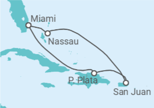 Itinerario del Crucero Bahamas - Royal Caribbean