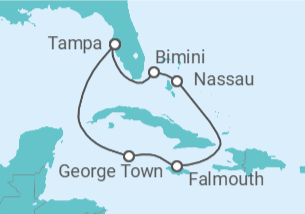 Itinerario del Crucero Bahamas, Jamaica, Islas Caimán - Royal Caribbean
