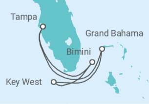 Itinerario del Crucero Bahamas y Estados Unidos - Celebrity Cruises