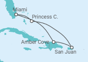 Itinerario del Crucero Puerto Rico - Princess Cruises