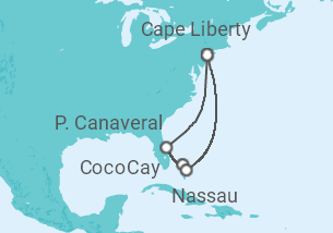 Itinerario del Crucero Estados Unidos (EE.UU.), Bahamas - Royal Caribbean