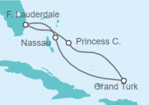 Itinerario del Crucero Bahamas - Princess Cruises