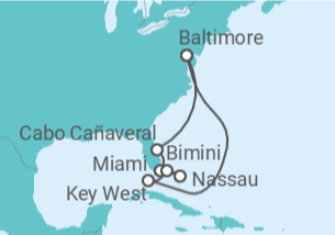 Itinerario del Crucero Bahamas - Royal Caribbean