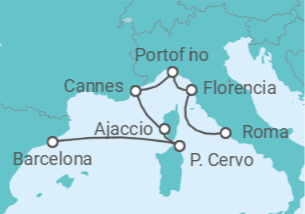 Itinerario del Crucero Un viaje desde la elegancia y la esencia cultural hasta el glamur y las antigüedades - Explora Journeys