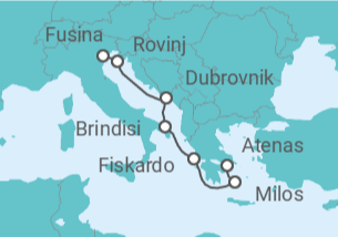 Itinerario del Crucero Un viaje de la elegancia veneciana a la impresionante naturaleza y los tranquilos tonos del puerto - Explora Journeys