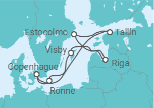 Itinerario del Crucero Un viaje a través de tesoros culturales y paisajes asombrosos - Explora Journeys