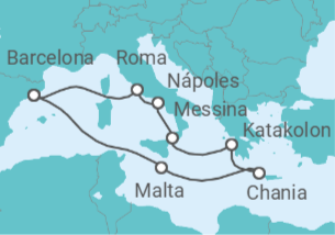 Itinerario del Crucero Malta, Grecia, Italia - Con vuelos - Celebrity Cruises