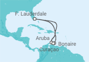Itinerario del Crucero Aruba, Curaçao, Bonaire - Con vuelos - Celebrity Cruises