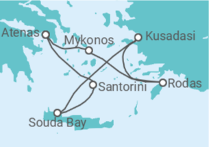 Itinerario del Crucero Grecia y Turquía - Holland America Line