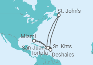 Itinerario del Crucero Playas prístinas e islas exclusivas - Silversea