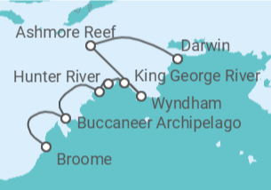 Itinerario del Crucero Australia - Silversea