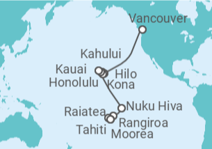 Itinerario del Crucero Las escarpadas islas volcánicas - Silversea