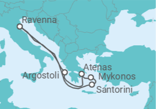 Itinerario del Crucero Grecia - Con vuelos - Royal Caribbean