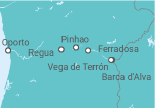 Itinerario del Crucero Crucero por el Duero - CroisiEurope