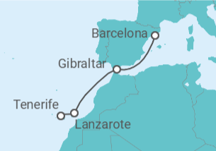 Itinerario del Crucero Islas Canarias - Explora Journeys