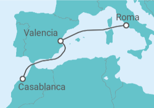 Itinerario del Crucero España, Marruecos - Explora Journeys