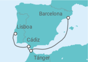 Itinerario del Crucero Portugal, España, Marruecos - Explora Journeys