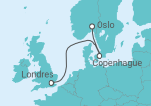 Itinerario del Crucero El norte de Europa y el canal de Kiel - Seadream Yacht Club