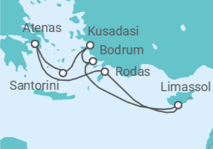 Itinerario del Crucero Grecia, Chipre y Turquía - Royal Caribbean