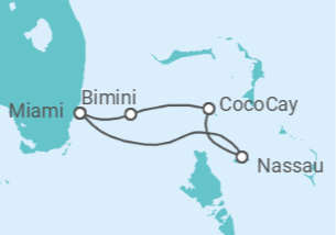Itinerario del Crucero Bahamas - Royal Caribbean