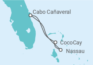 Itinerario del Crucero Bahamas - Royal Caribbean