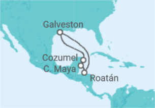 Itinerario del Crucero MéJico - Carnival Cruise Line