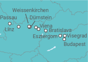 Itinerario del Crucero Serenata al Danubio  - Riverside