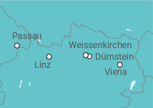 Itinerario del Crucero Austria - Riverside