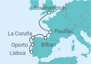 Itinerario del Crucero Portugal, España, Francia - Explora Journeys