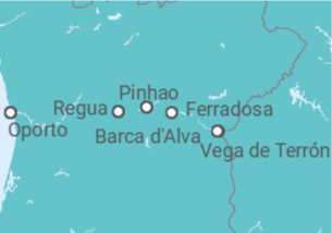 Itinerario del Crucero Crucero por el Duero - CroisiEurope