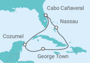 Itinerario del Crucero Bahamas, Islas Caimán, México - Celebrity Cruises
