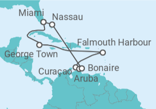 Itinerario del Crucero Retiros de la Isla Radiante - Oceania Cruises