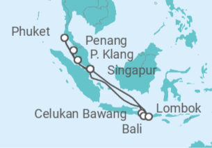 Itinerario del Crucero Tailandia, Malasia - Celebrity Cruises
