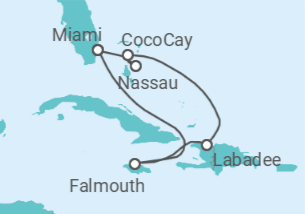 Itinerario del Crucero Bahamas, Jamaica - Royal Caribbean