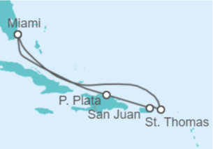 Itinerario del Crucero Puerto Rico, Islas Vírgenes - EEUU - Royal Caribbean