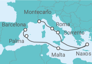 Itinerario del Crucero Un viaje de grandeza histórica y paisajes sobrecogedores - Explora Journeys