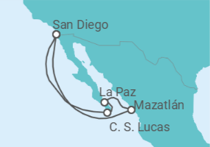 Itinerario del Crucero México - Royal Caribbean
