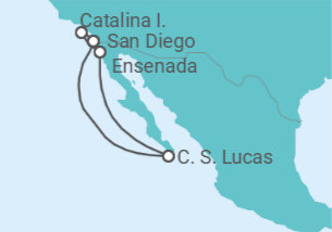 Itinerario del Crucero México - Royal Caribbean