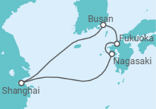 Itinerario del Crucero Japón, Corea Del Sur - Royal Caribbean